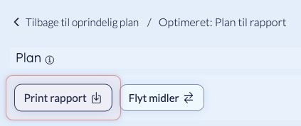Print rapport fra det gemte optimeringsforslag