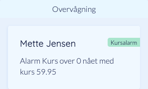 Nyt signal under Overvågning
