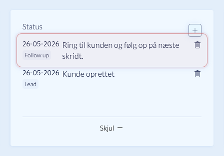 Statushistorik