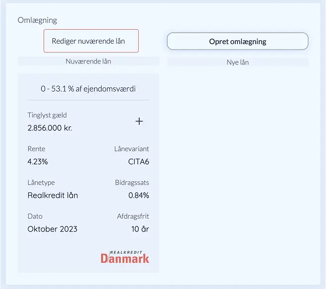 Rediger lån